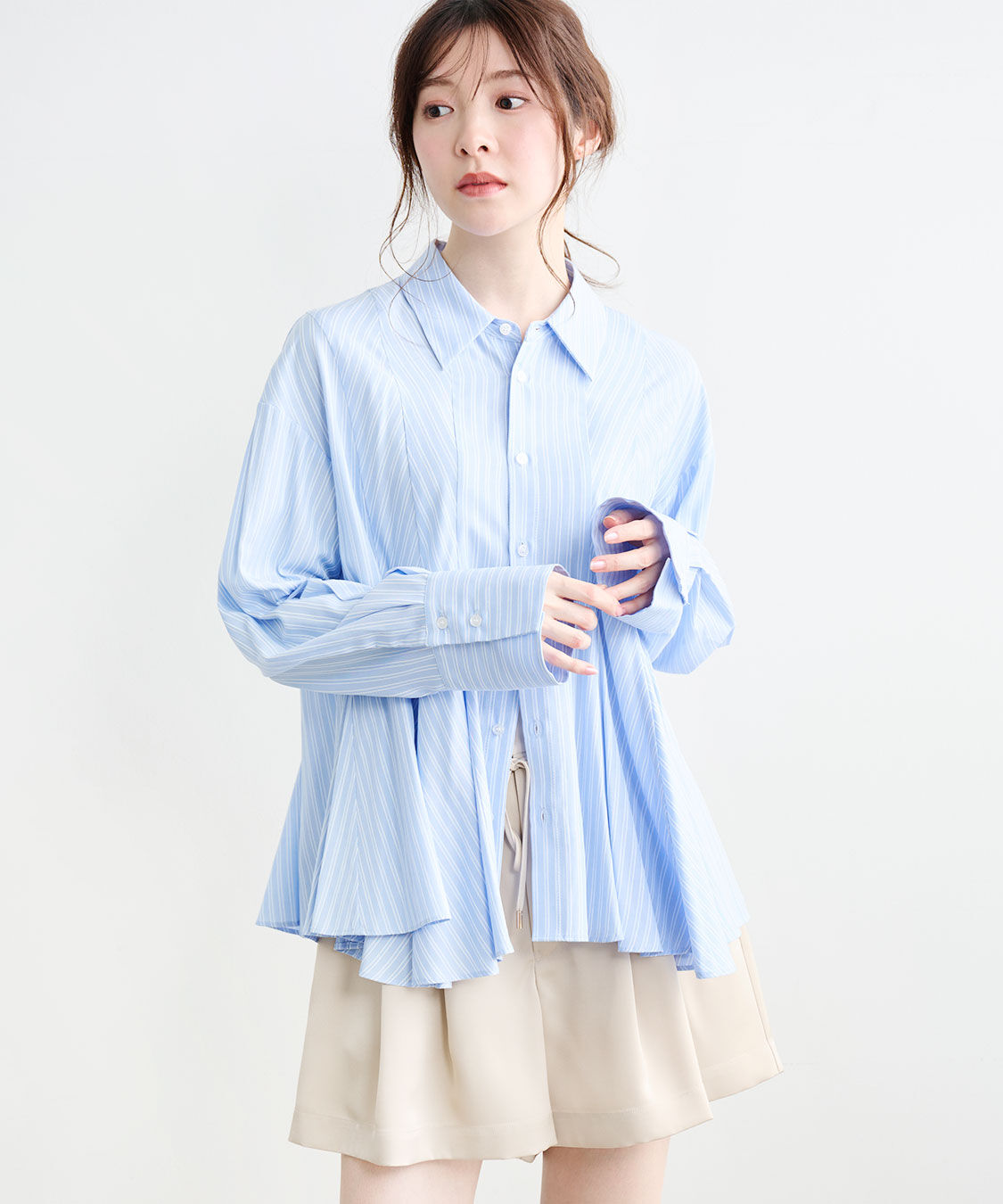 COCO DEAL「サテンタックショートパンツ」|その他|