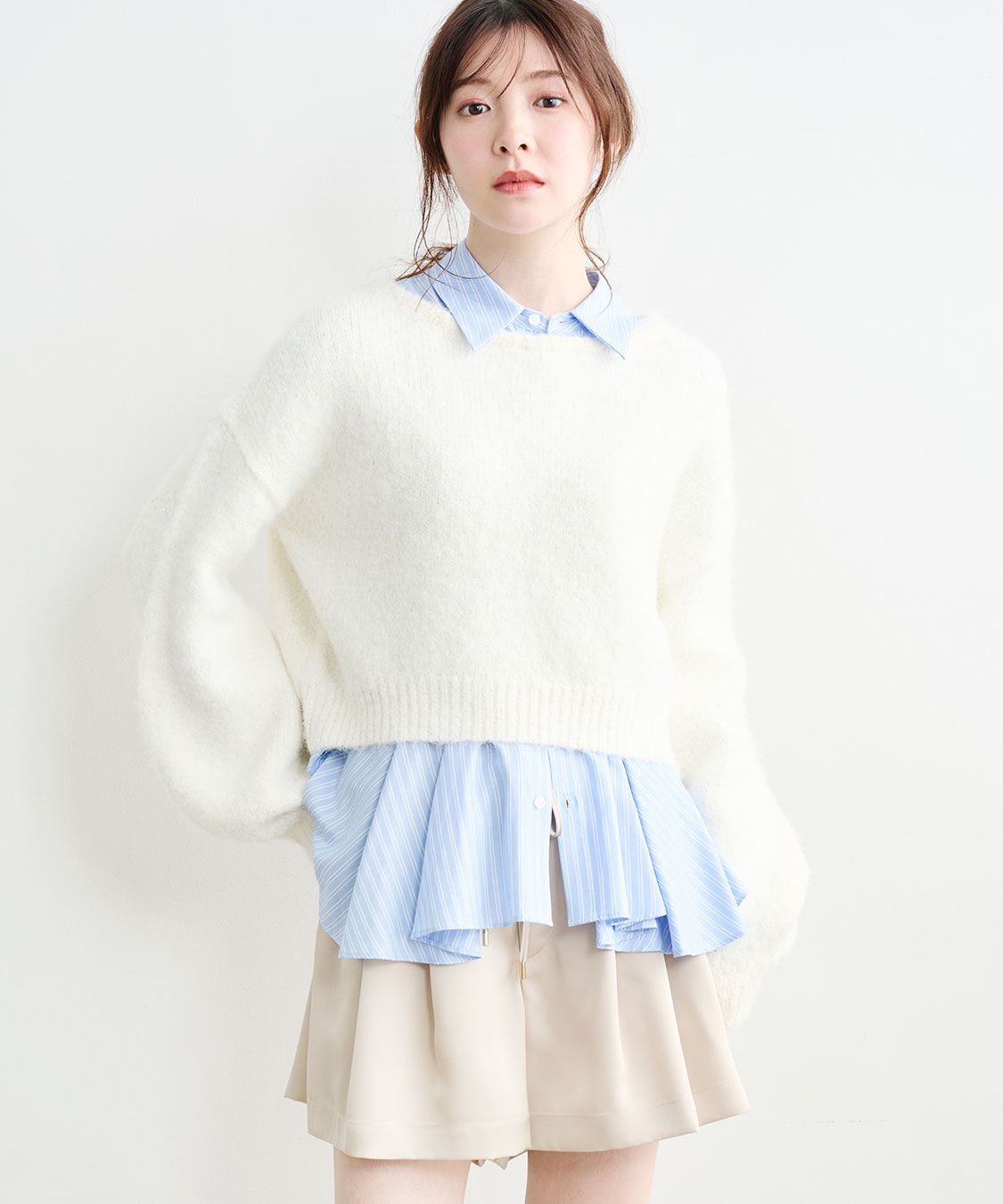 COCO DEAL「サテンタックショートパンツ」|その他|