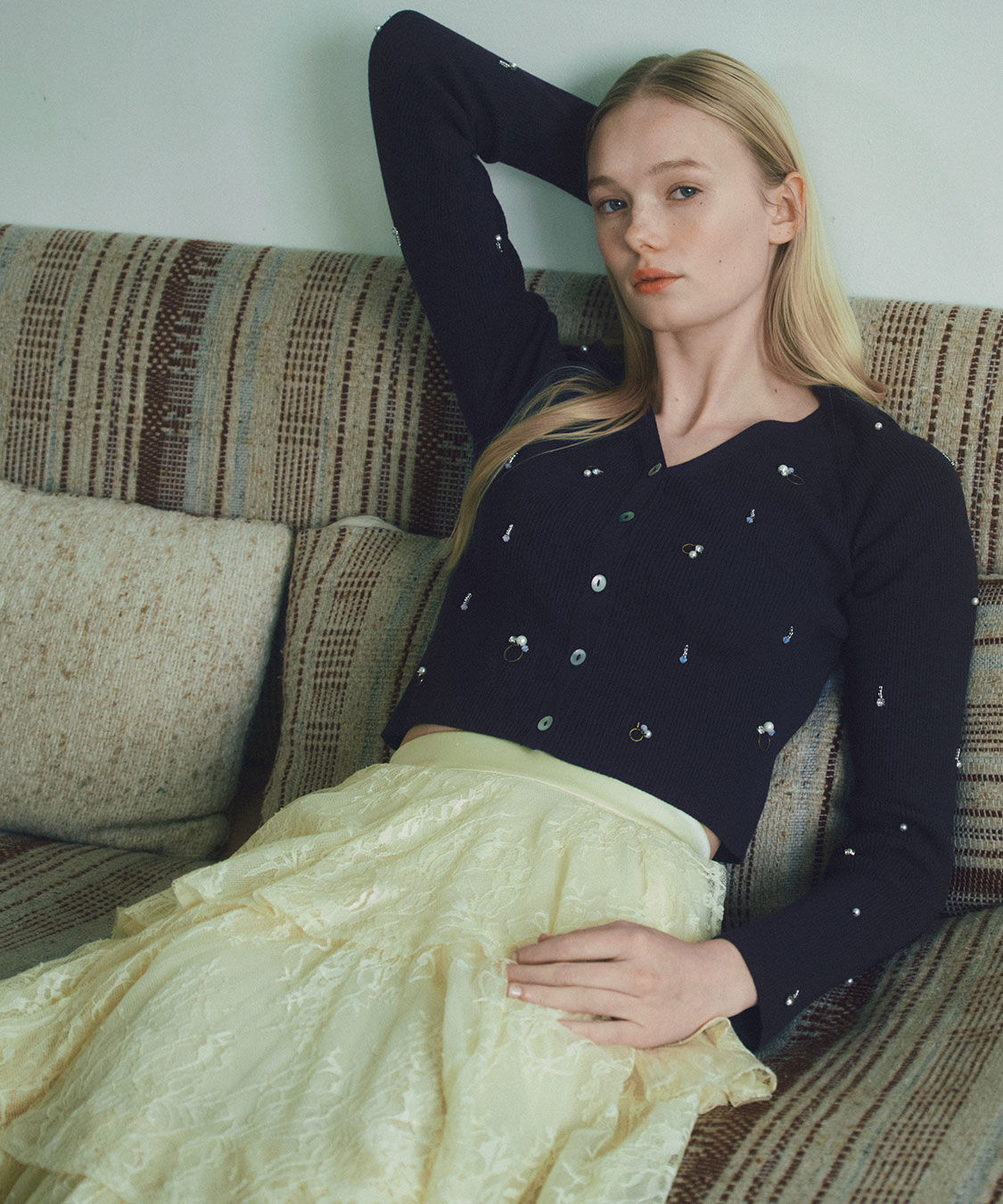 COCO DEAL「イレヘムティアードレーススカート」|スカート|