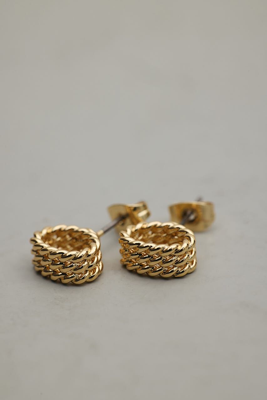 STYLEMIXER「メッシュデザインミニマムピアス」|ピアス|