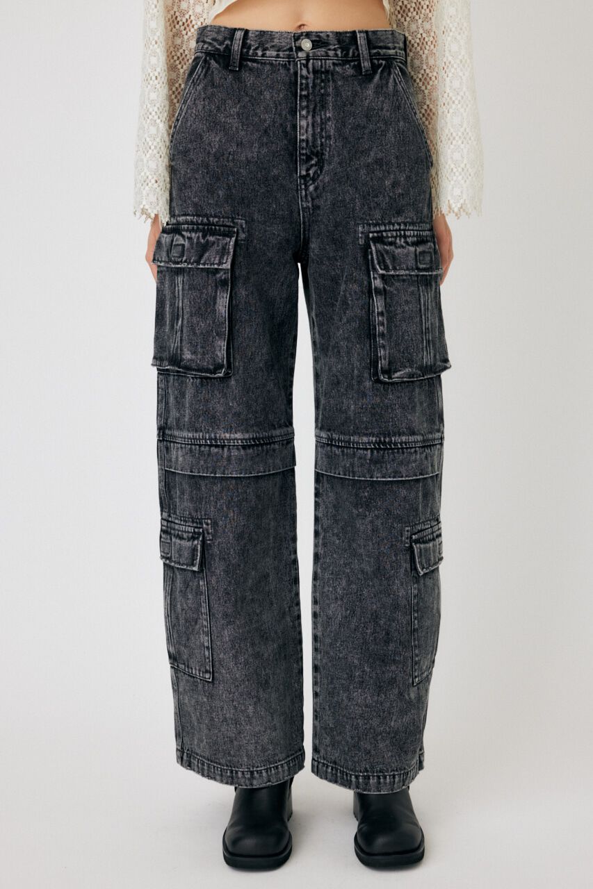 MOUSSY「LOWRISE CARGO STRAIGHT」|デニム|