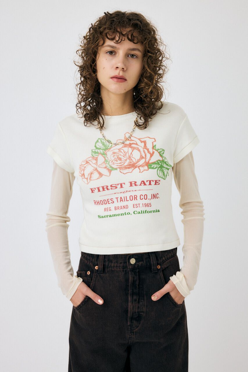 MOUSSY「VINTAGE LABEL Tシャツ」|Tシャツ・カットソー|