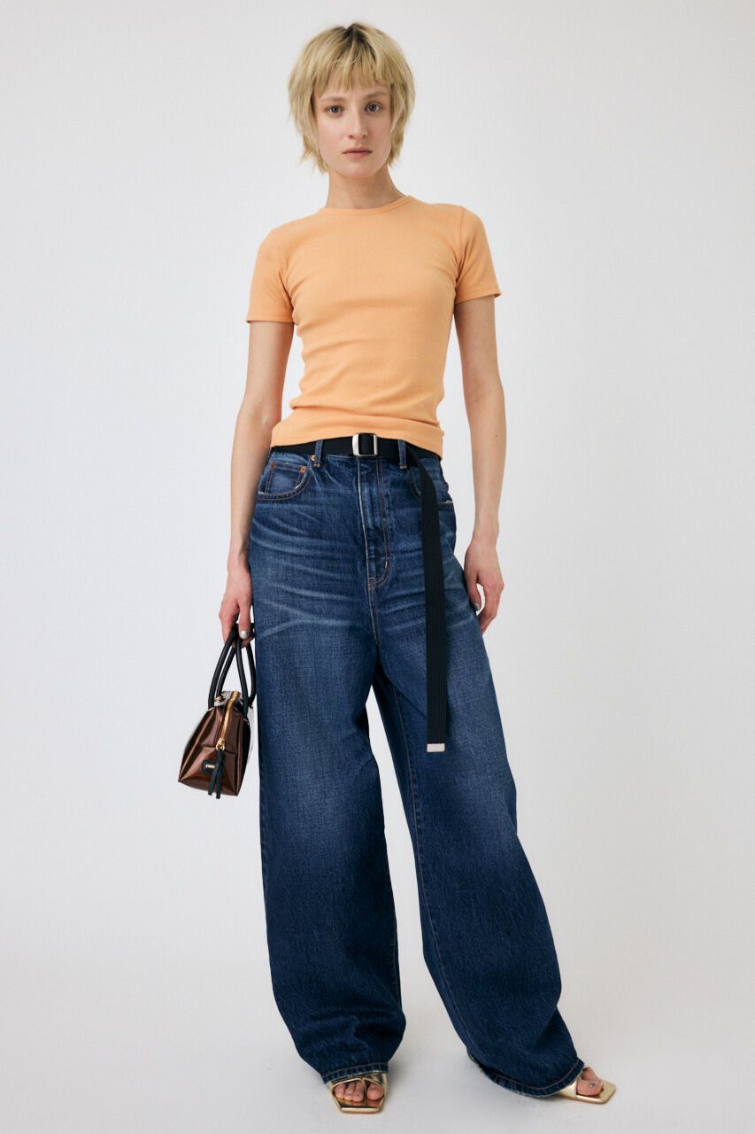 MOUSSY「BASIC RIB Tシャツ」|Tシャツ・カットソー|