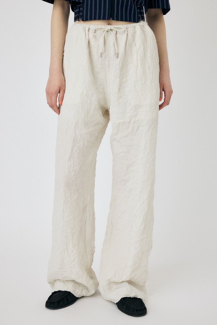MOUSSY「CRINKLED サテンパンツ」|その他|