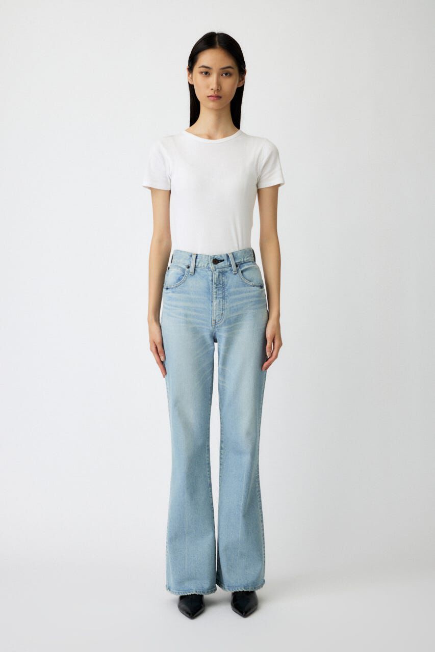 MOUSSY「MVS L/BLU FLARE」|デニム|