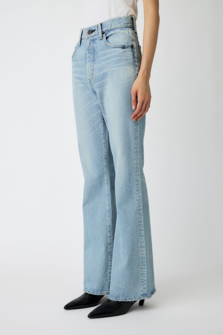 MOUSSY「MVS L/BLU FLARE」|デニム|