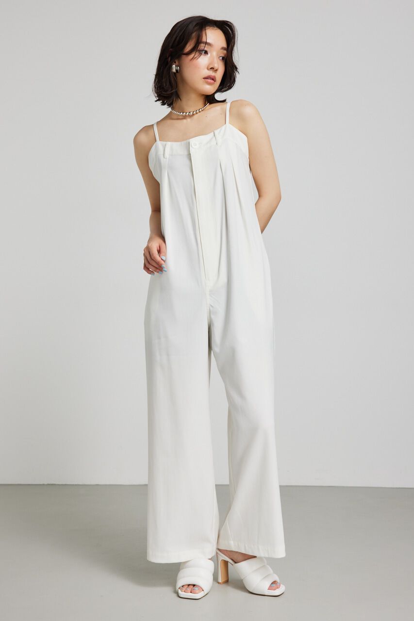 rienda「タックベアストレートロンパース」|その他|