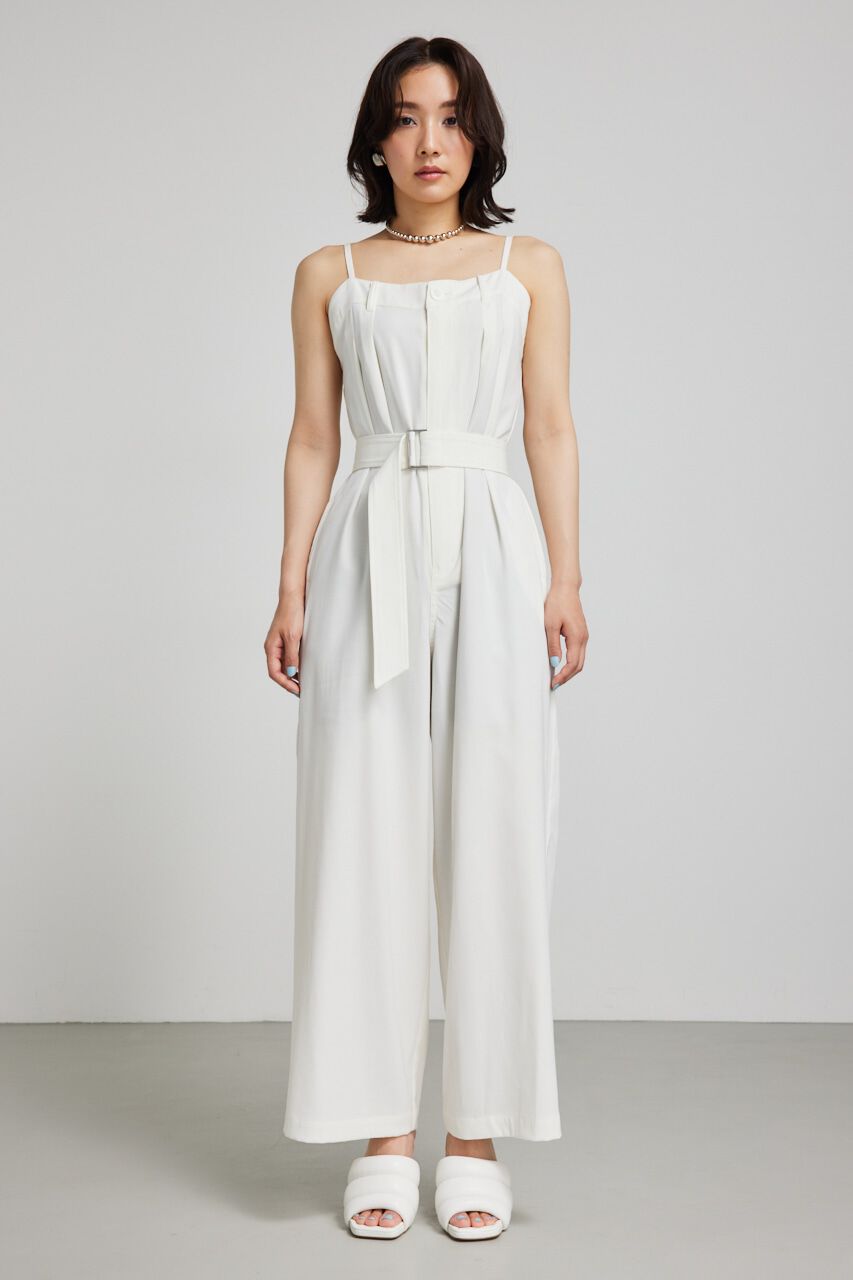 rienda「タックベアストレートロンパース」|その他|