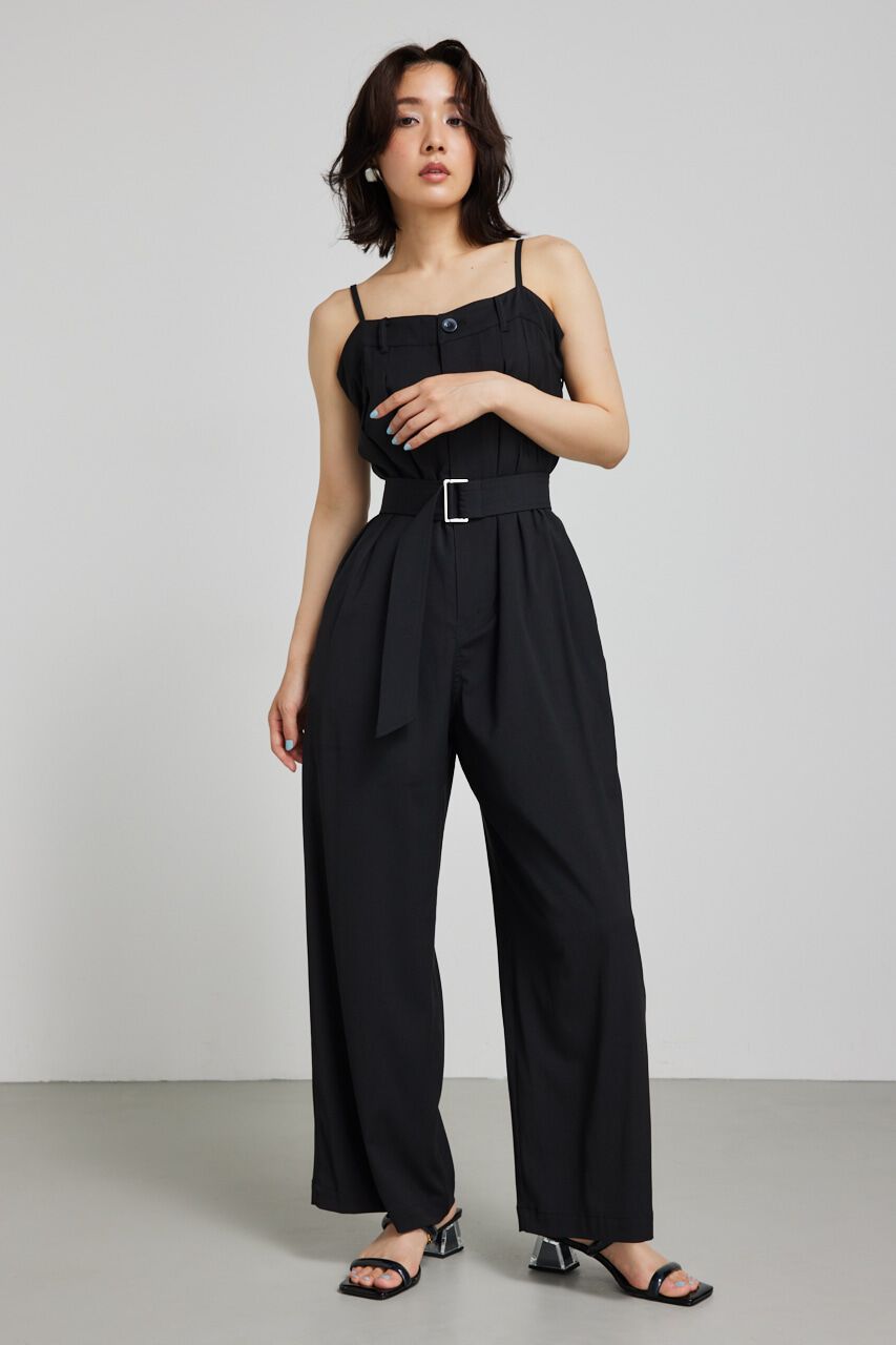 rienda「タックベアストレートロンパース」|その他|