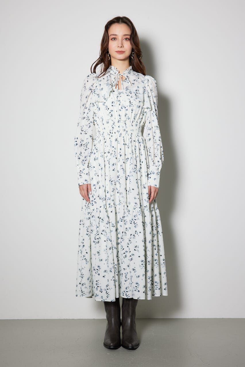 rienda「シャーリングフレアワンピース」|ワンピース|