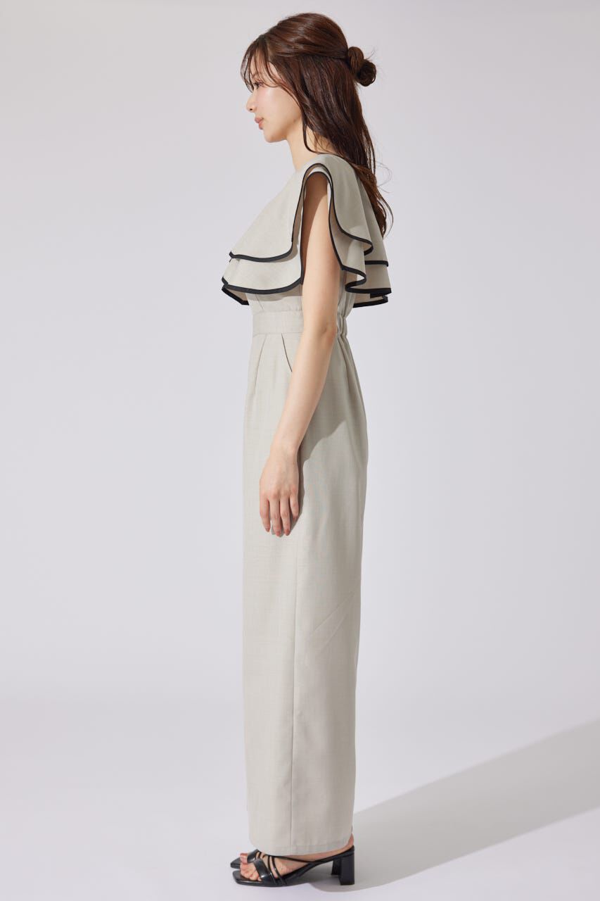 rienda「ショルダーダブルフリルロンパース」|その他|