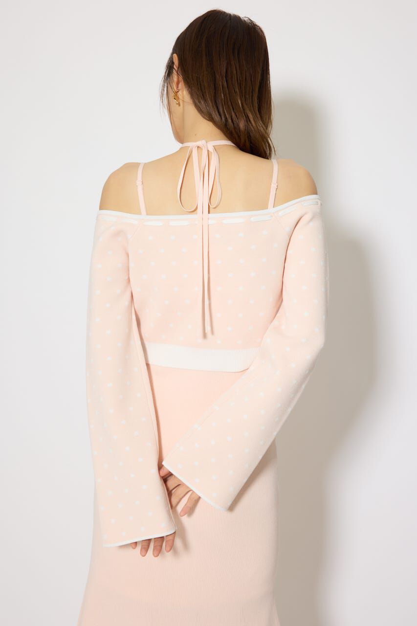 rienda「リボンカーデセットマーメイドニットワンピース」|ワンピース|