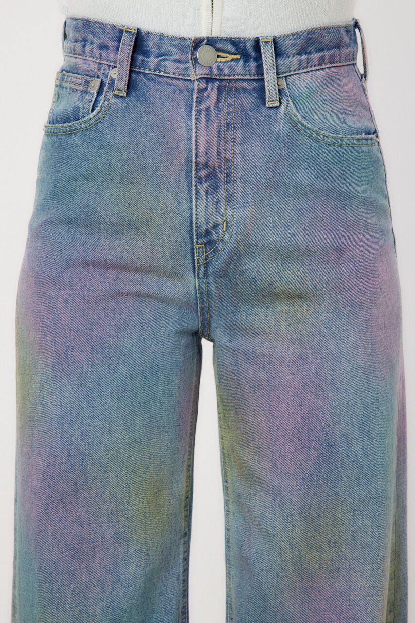 RODEO CROWNS「スプレーワイドパンツ」|デニム|