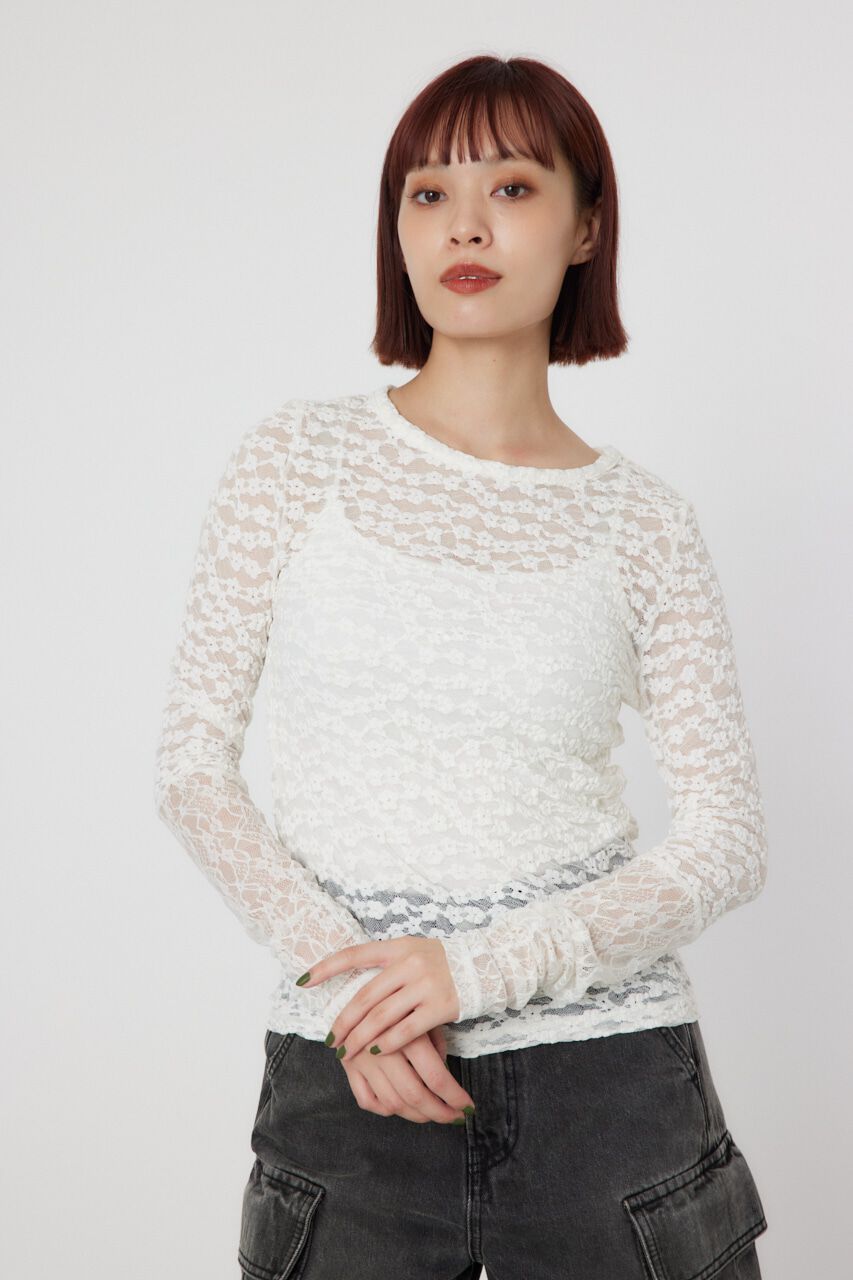 RODEO CROWNS「COLOR LACE TOPS」|Tシャツ・カットソー|