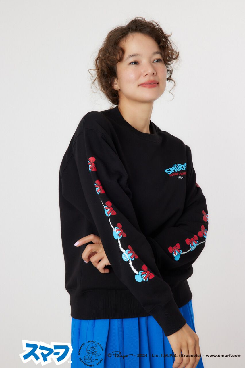 RODEO CROWNS「(THE SMURFS)Xmasスウェットトップス」|パーカー|