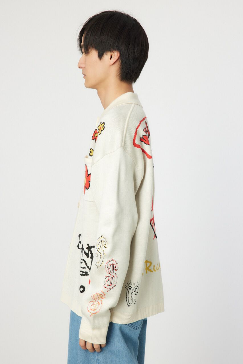 RODEO CROWNS「フリーパターンニットカーデ」|カーディガン|