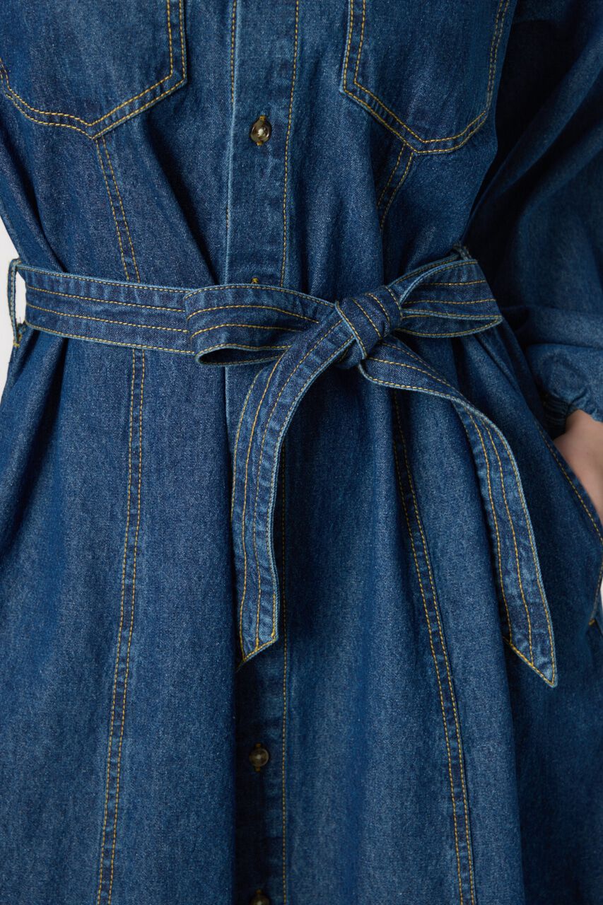 RODEO CROWNS「デニムフレアマキシワンピース」|ワンピース|