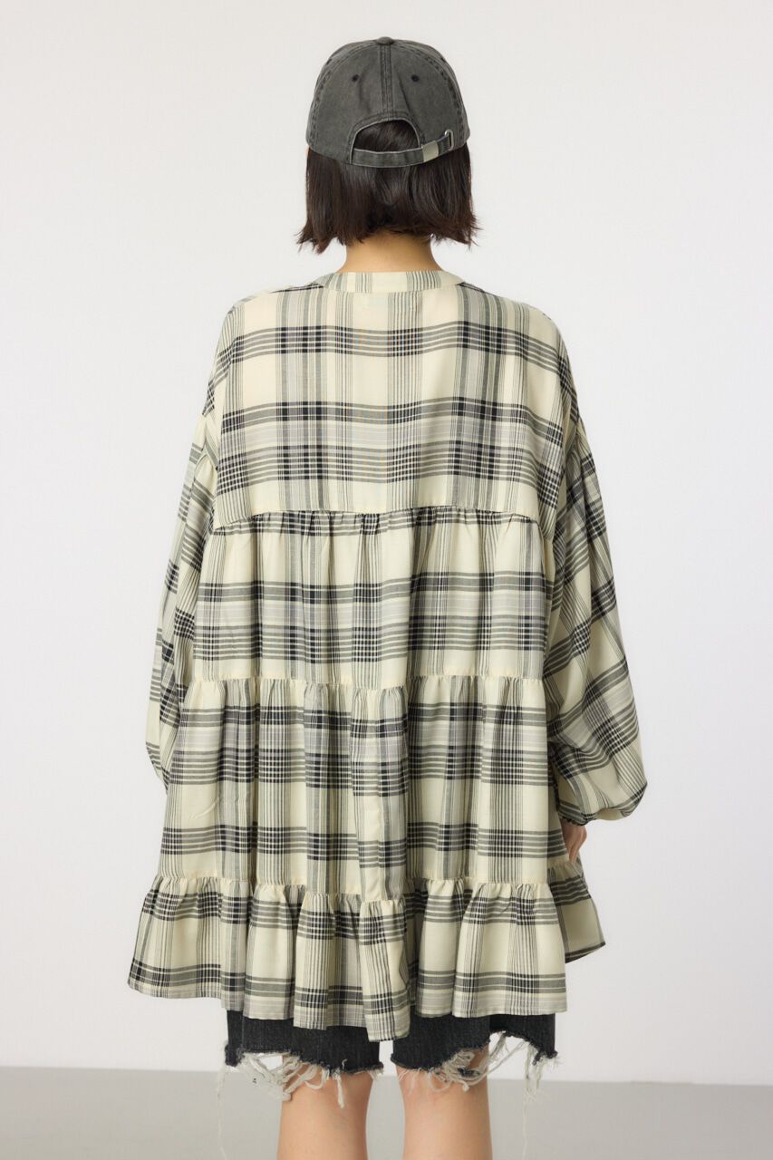 RODEO CROWNS「マルチチェックティアードチュニック」|シャツ・ブラウス|
