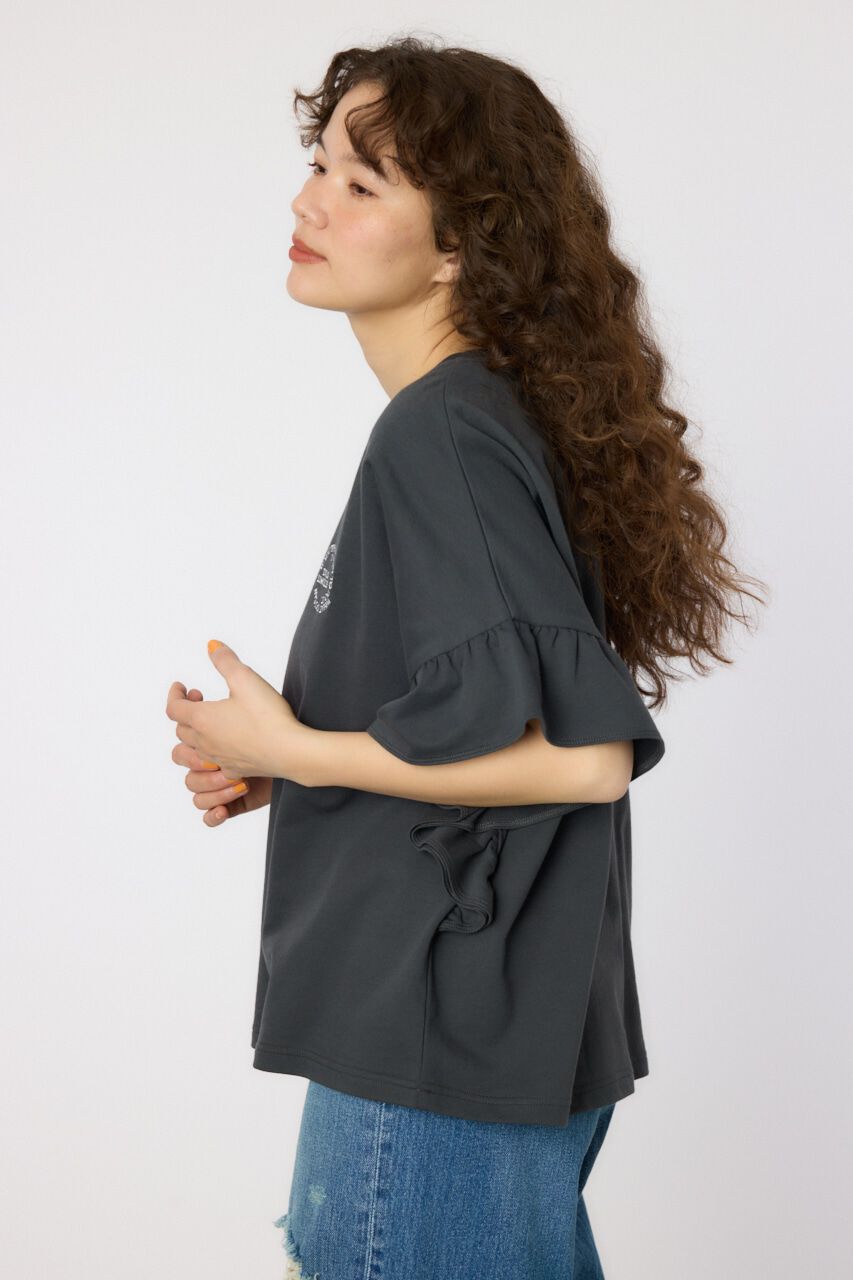 RODEO CROWNS「フリルスリーブトップス」|Tシャツ・カットソー|