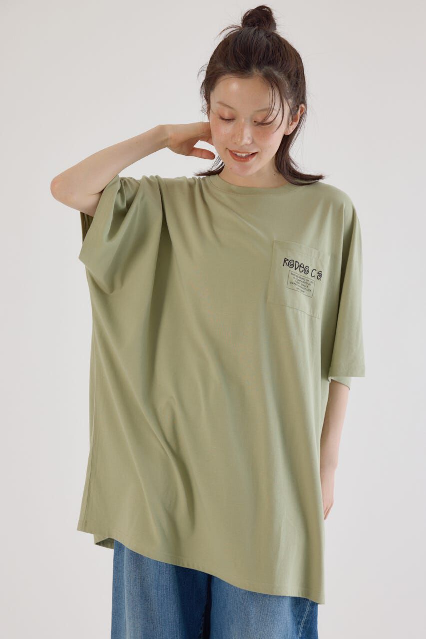 RODEO CROWNS「ストリートFace Logo Tワンピース」|ワンピース|L/KHA1