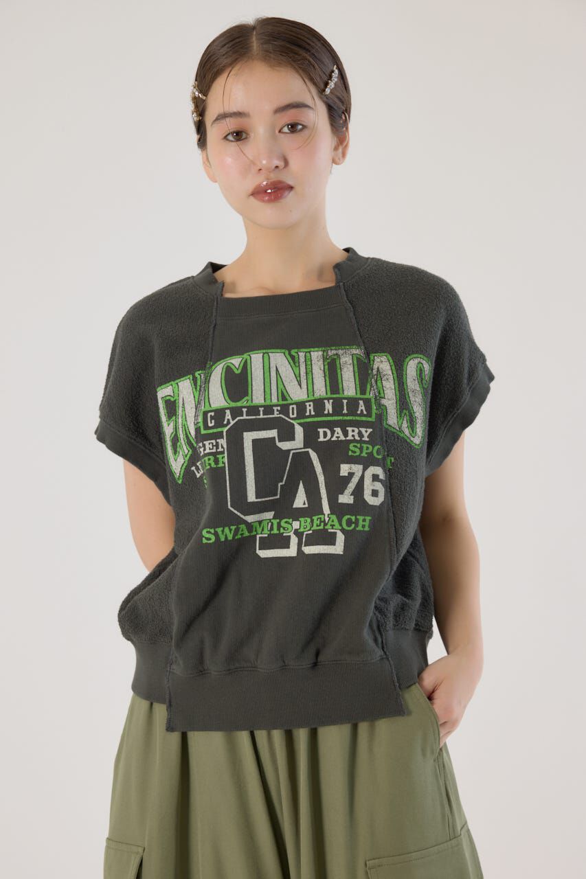 RODEO CROWNS「slide collegeスウェットトップス」|Tシャツ・カットソー|C.GRY