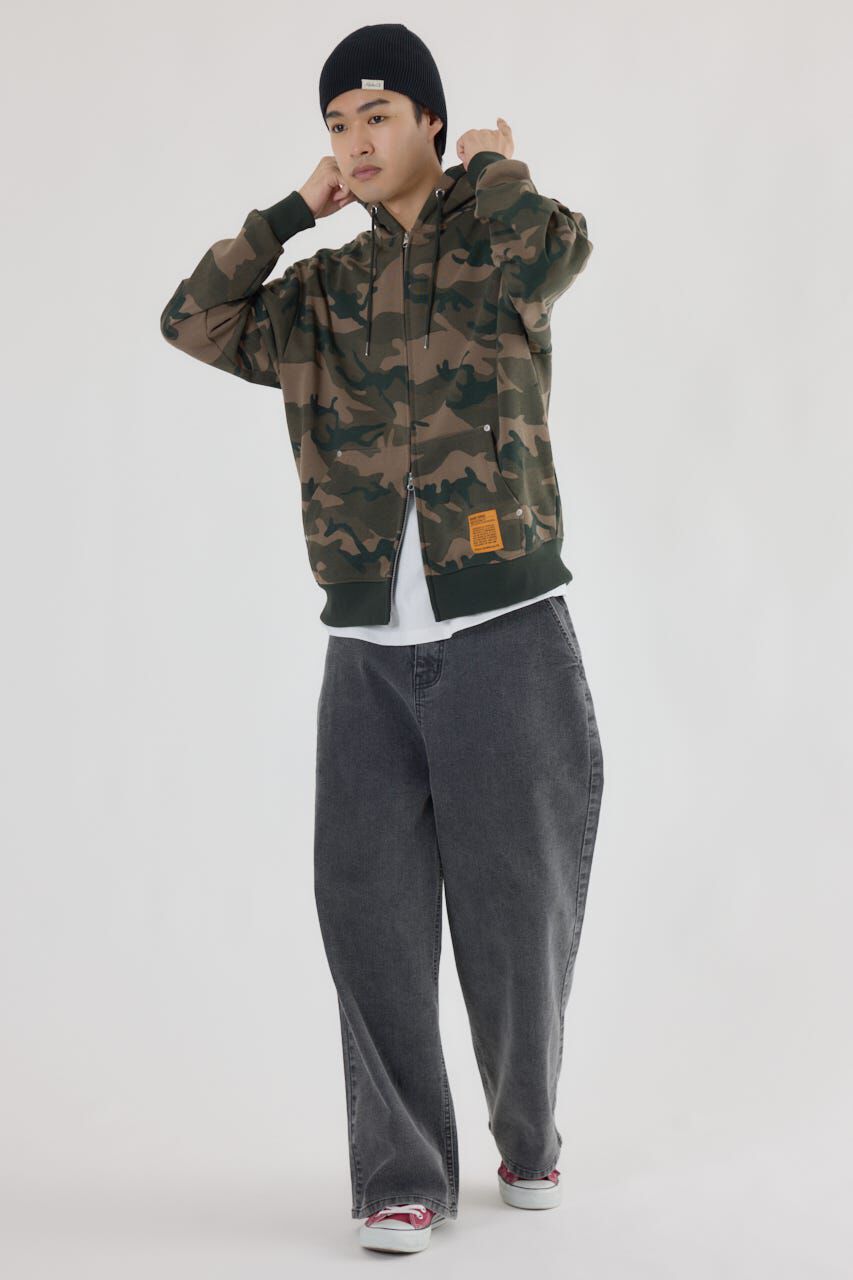 RODEO CROWNS「SHARE PATTERN Wジップ パーカー」|パーカー|