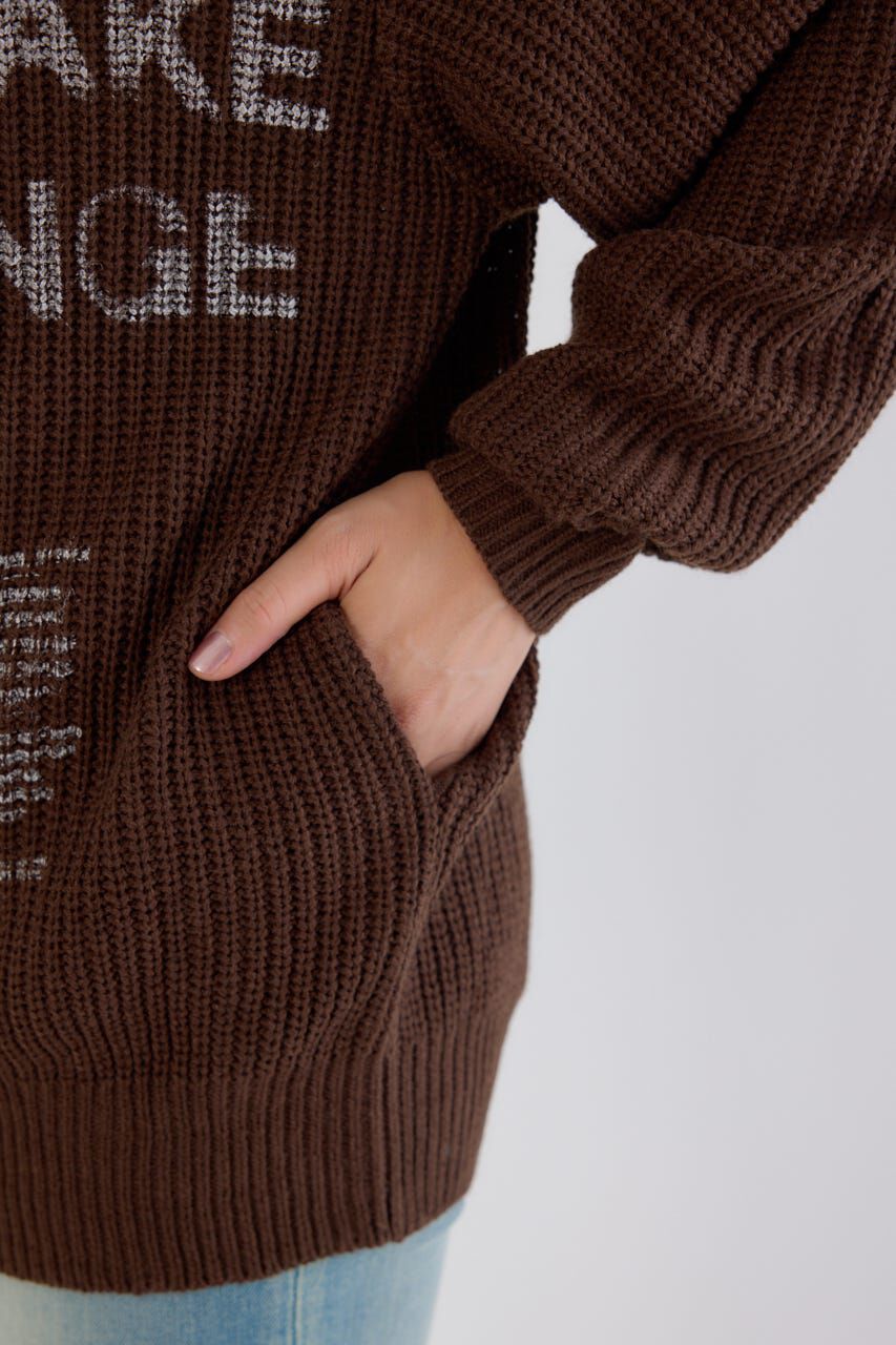 RODEO CROWNS「FADE LOGOニットジップフーディー」|パーカー|