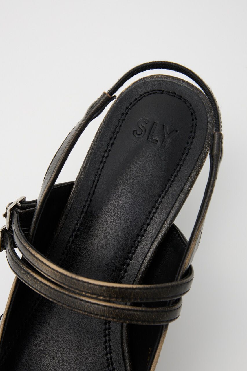 SLY「RIBBON DESIGN POINTED サンダル」|サンダル|