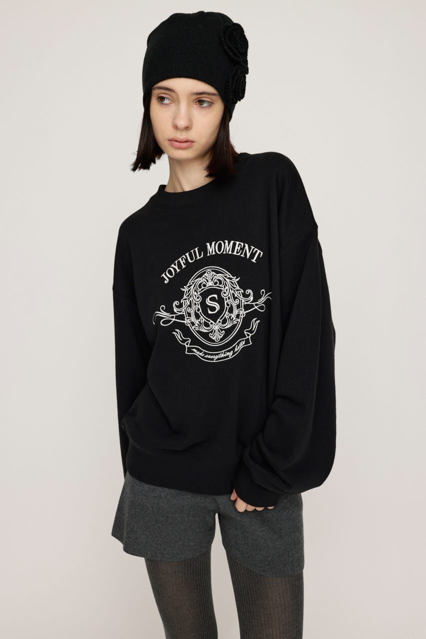 SLY「EMBROIDERY LOGO SW トップス」|パーカー|