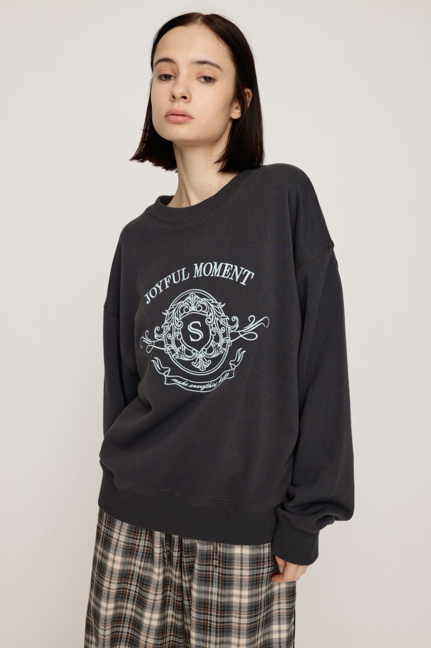 SLY「EMBROIDERY LOGO SW トップス」|パーカー|