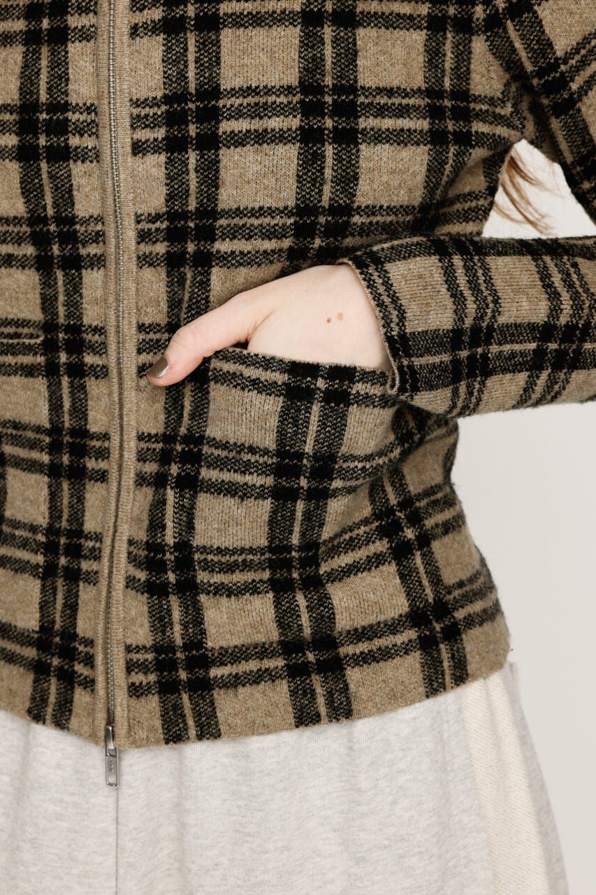 SLY「F／FUR COLLAR KNIT トップス」|その他|