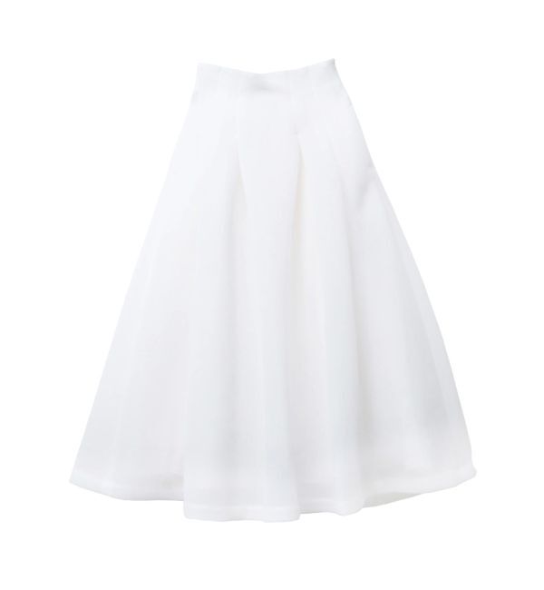 ELENDEEK「MESH BONDING FLARED SK」|スカート|