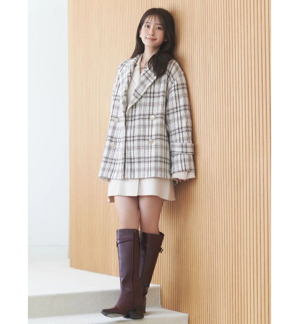 MERCURYDUO「オリジナルロービングチェックPコート」|その他|