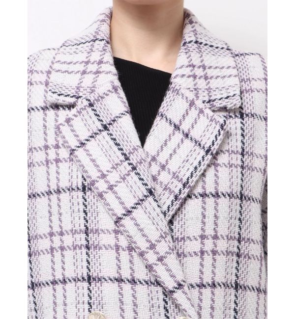 MERCURYDUO「オリジナルロービングチェックPコート」|その他|