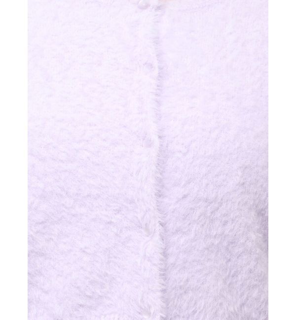 MERCURYDUO「ミニシャギークルーネックカーディガン」|カーディガン|