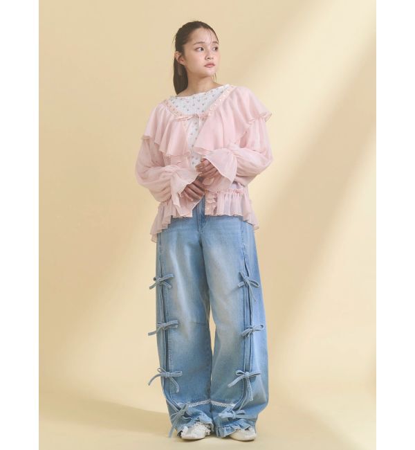 merry jenny「フラワーメロートップス」|Tシャツ・カットソー|