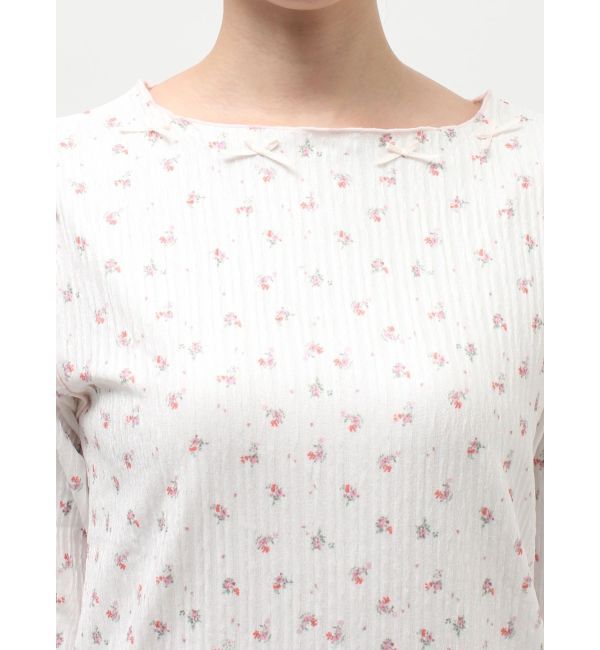 merry jenny「フラワーメロートップス」|Tシャツ・カットソー|