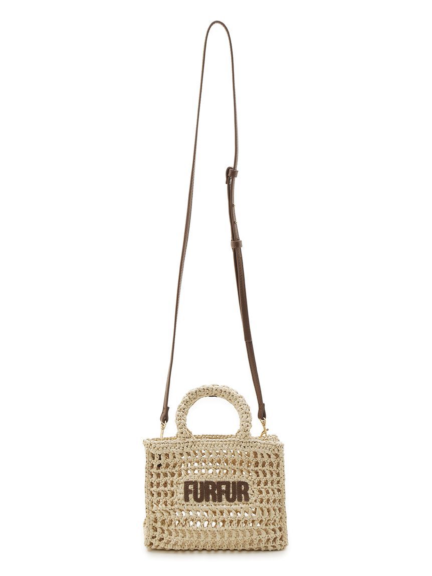 FURFUR「【限定カラー】ラフィアロゴトートバッグ」|トートバッグ|