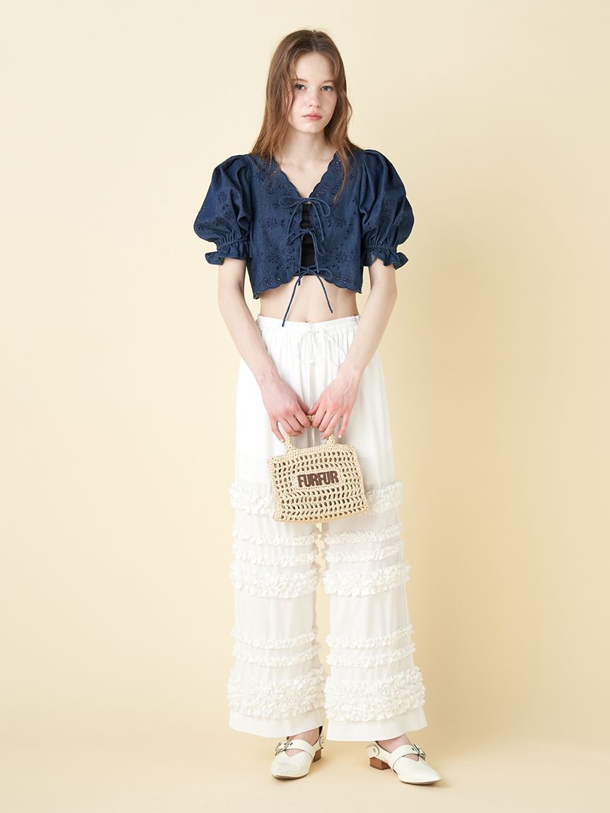 FURFUR「【限定カラー】ラフィアロゴトートバッグ」|トートバッグ|