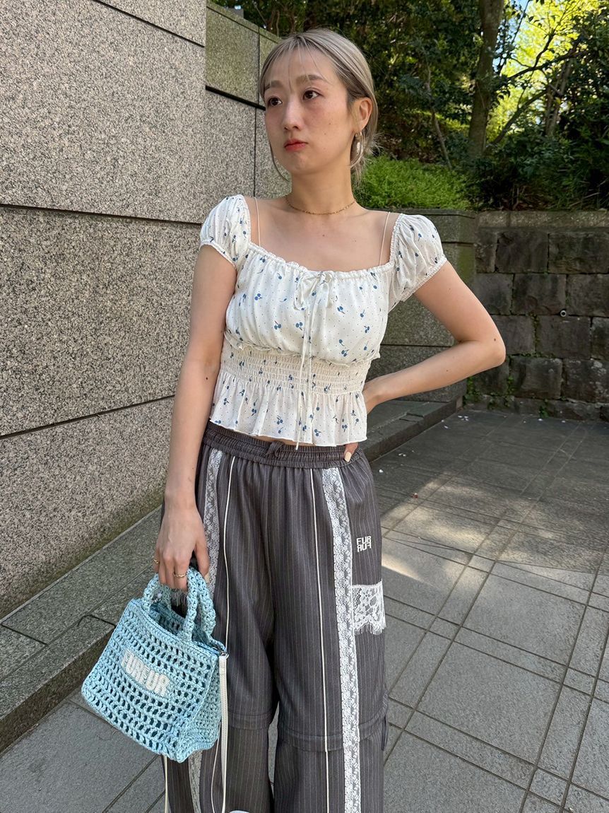 FURFUR「【限定カラー】ラフィアロゴトートバッグ」|トートバッグ|