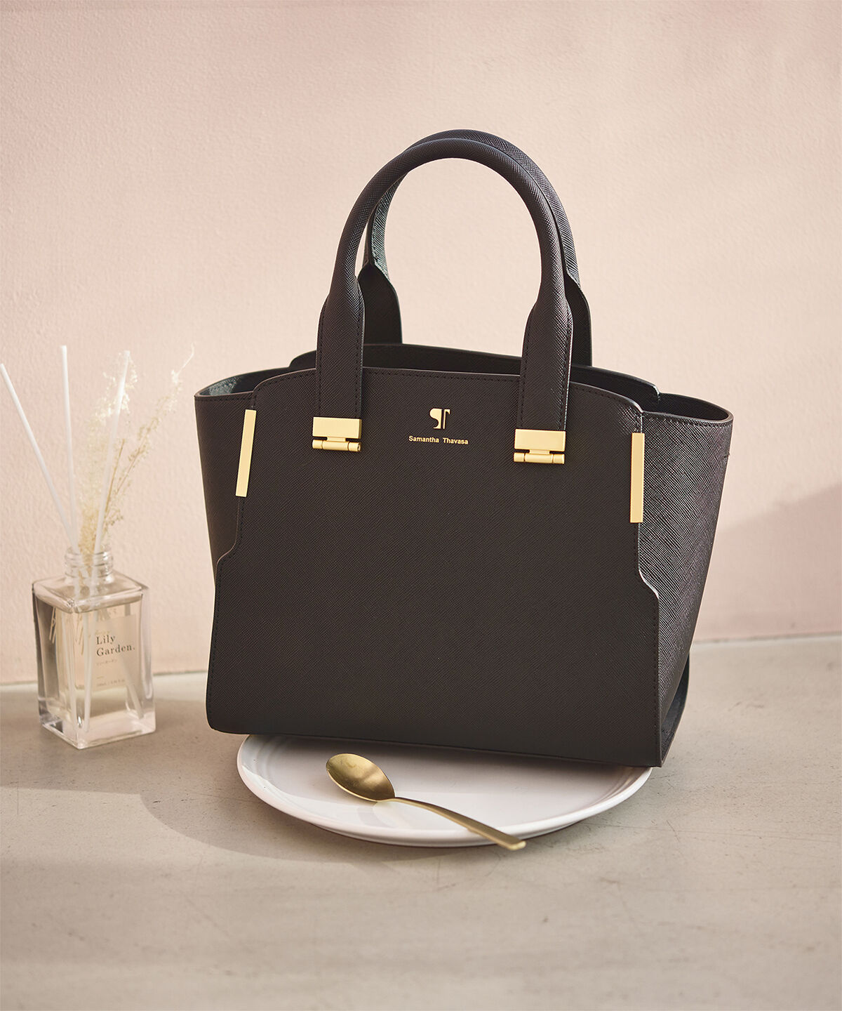 Samantha Thavasa「Pomme d'espoir ポムディスポワール ワンカラーハンドルバッグ」|ハンドバッグ|