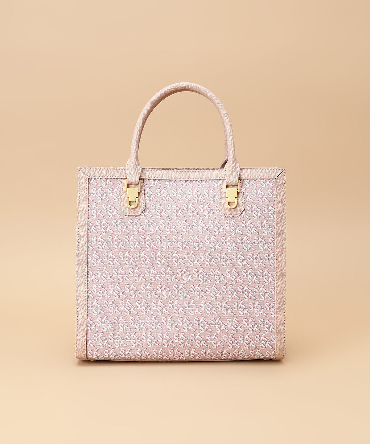 Samantha Thavasa「ST Jacquard シルエット スクエアトートバッグ」|トートバッグ|