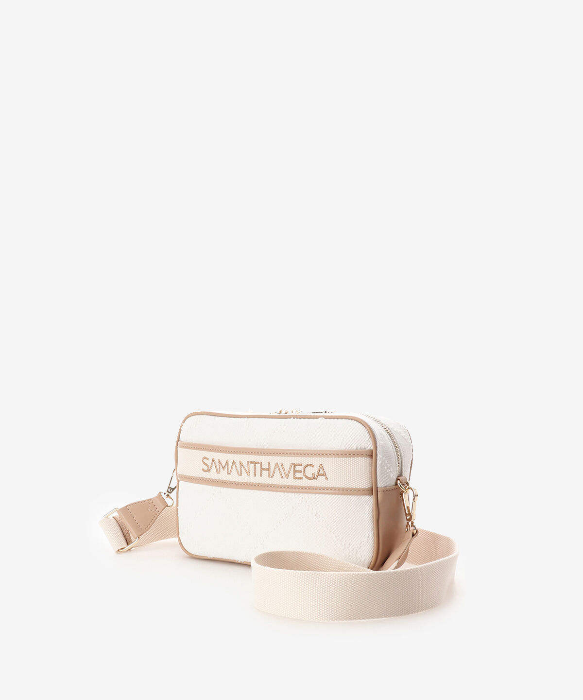 Samantha Vega「ロゴテープデニム風ショルダー」|ショルダー・メッセンジャー|