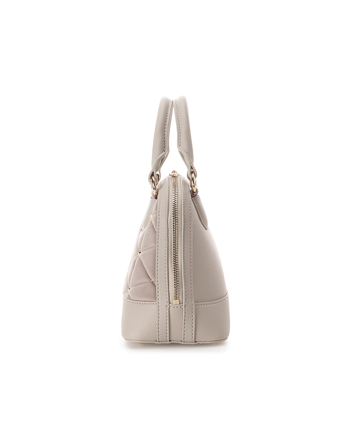 Samantha Vega「ベロアキルティングスタッズハンドバッグ（小）」|ハンドバッグ|