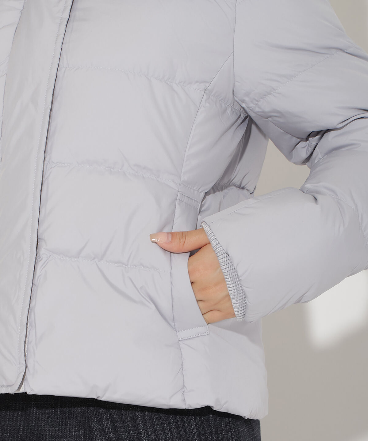 アンドクチュール「FOXファー付きショートダウン」|ダウン|