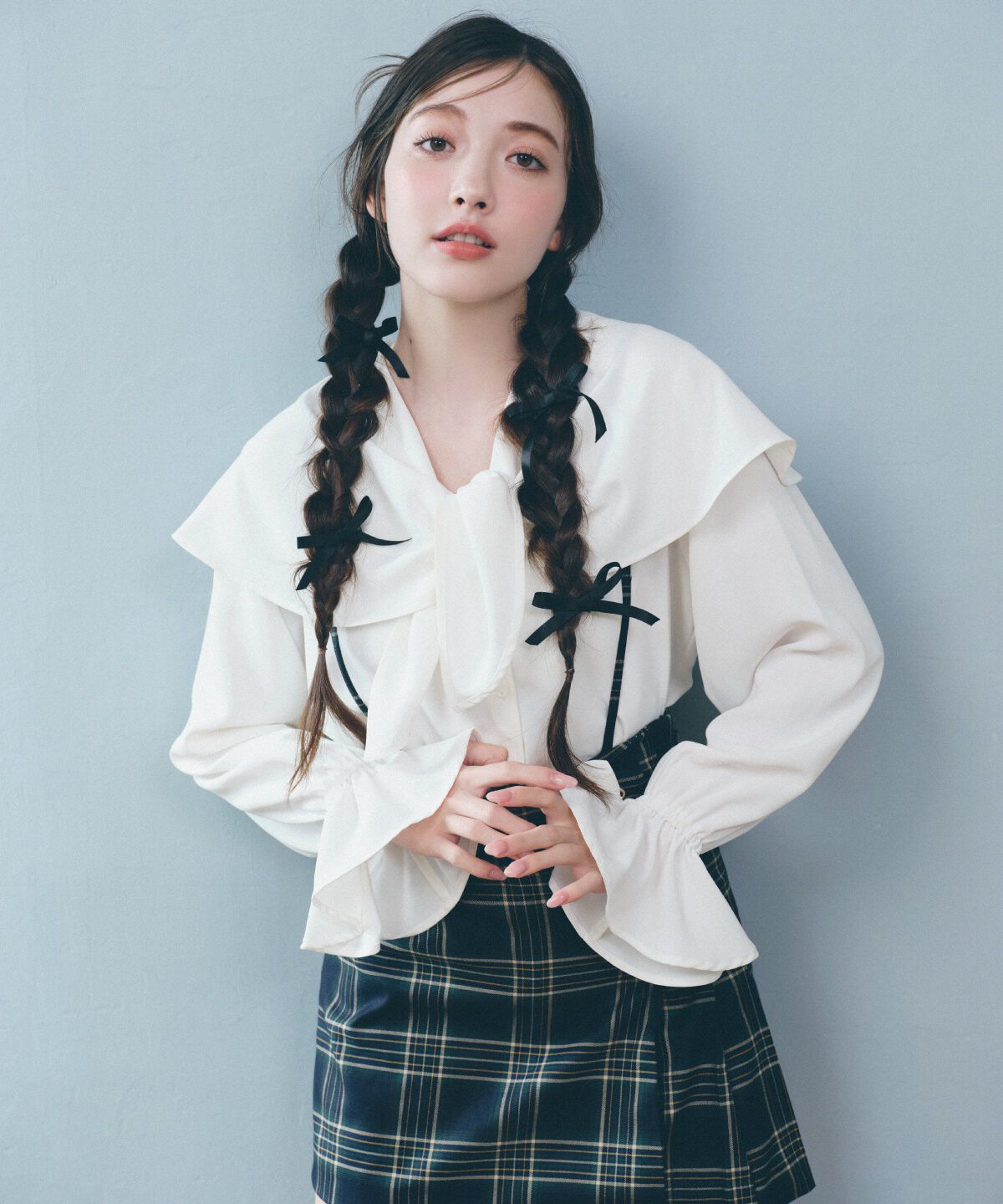 REDYAZEL「２wayビッグカラーブラウス」|シャツ・ブラウス|オフ