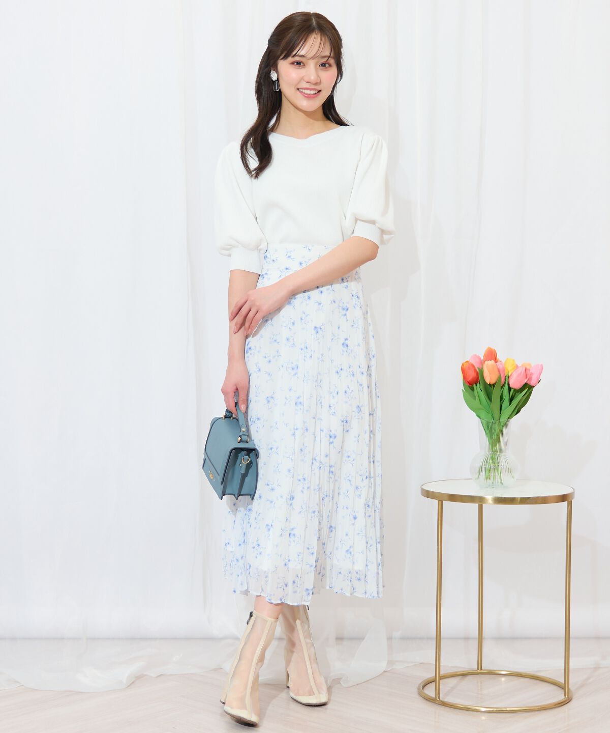 WILLSELECTION「2WAYリボンラメニットプルオーバー」|ニット・セーター|