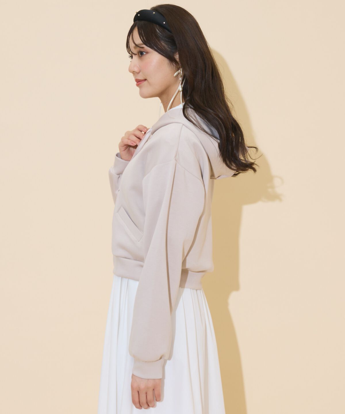 WILLSELECTION「ロゴテープパーカー」|パーカー|