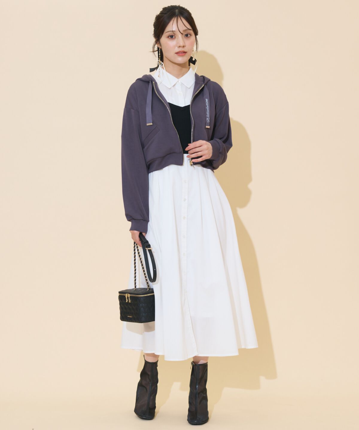 WILLSELECTION「ロゴテープパーカー」|パーカー|