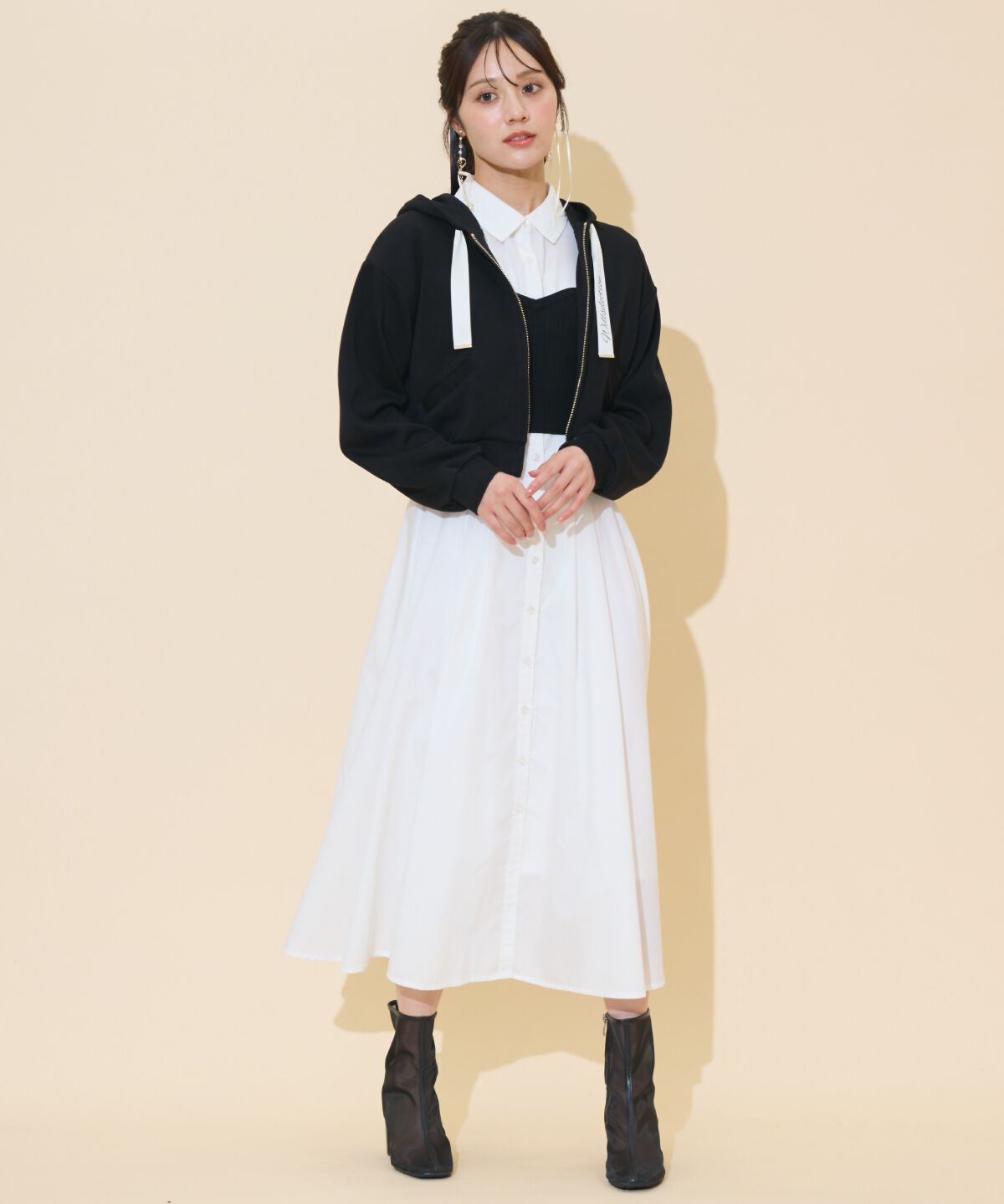 WILLSELECTION「ロゴテープパーカー」|パーカー|